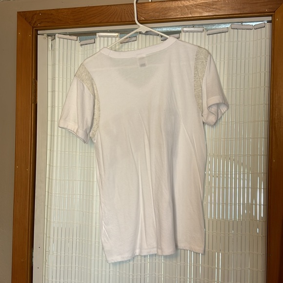 Pink t-shirt white gray silver large - Picture 4 of 4